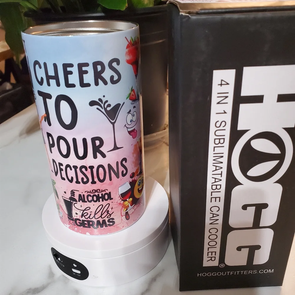 Liquid Therapy Funny Quotes 4 in 1 Can Cooler 14oz Tumbler 🎉sale